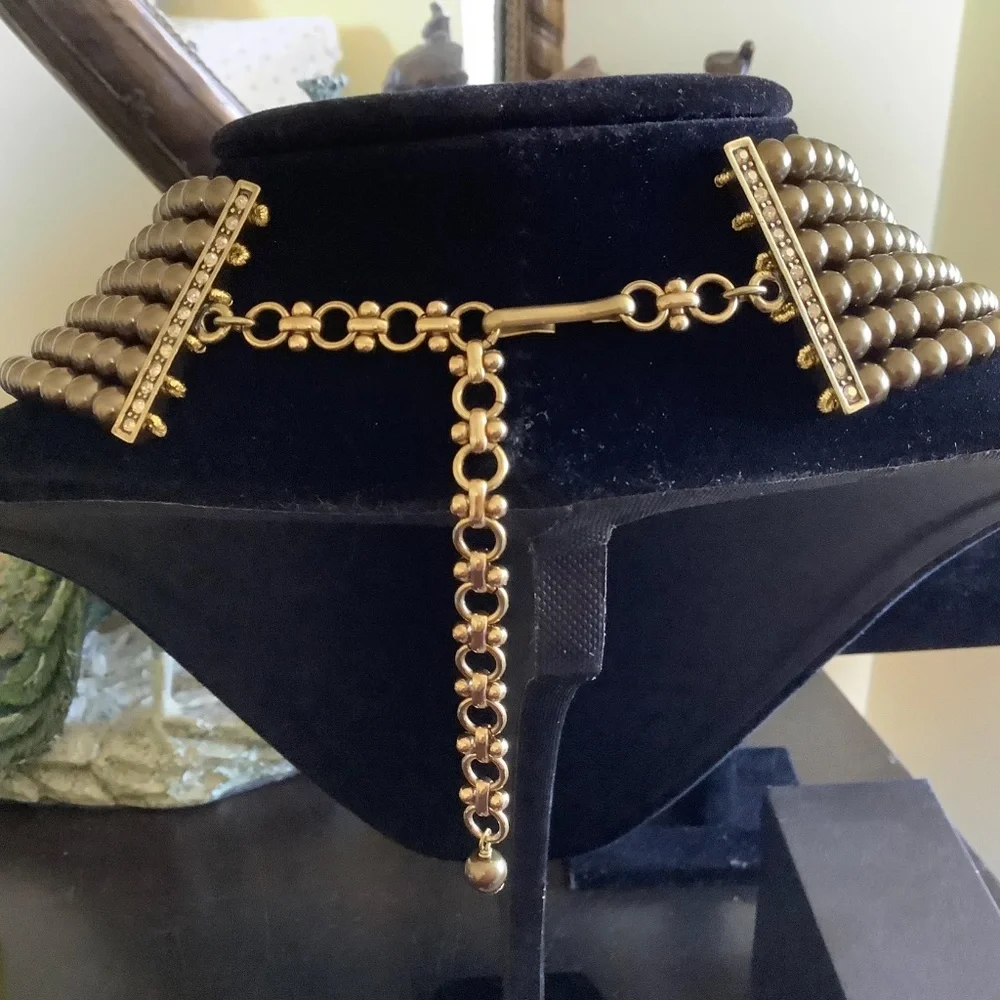 Heidi Daus South Sea Riches Complete Set Crystal Necklace Bracelet Ring Earrings - Picture 10 of 16